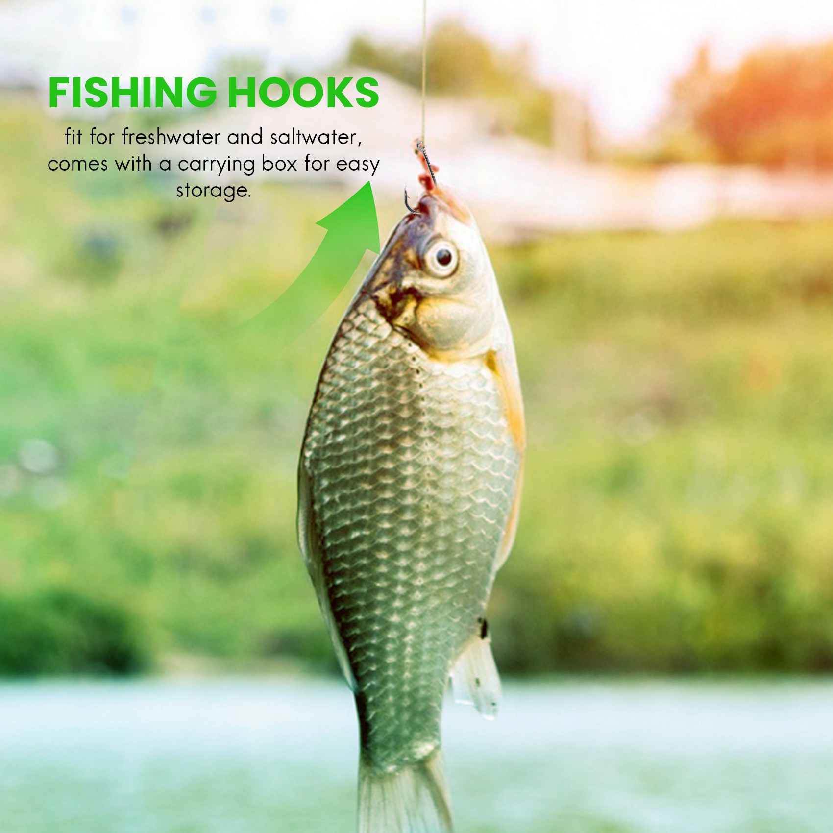 Новинка 500 шт./комплект, смеш – обзор и цена Fishing Hook Size