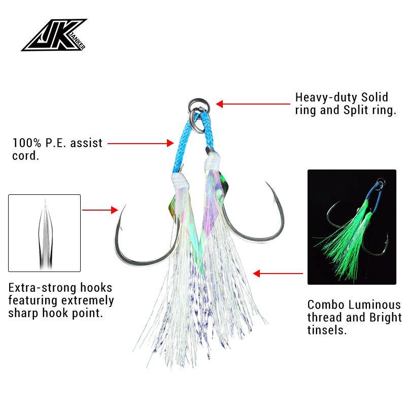JK LAI-L приспособление для дж – обзор и цена Fishing Hook Assortment