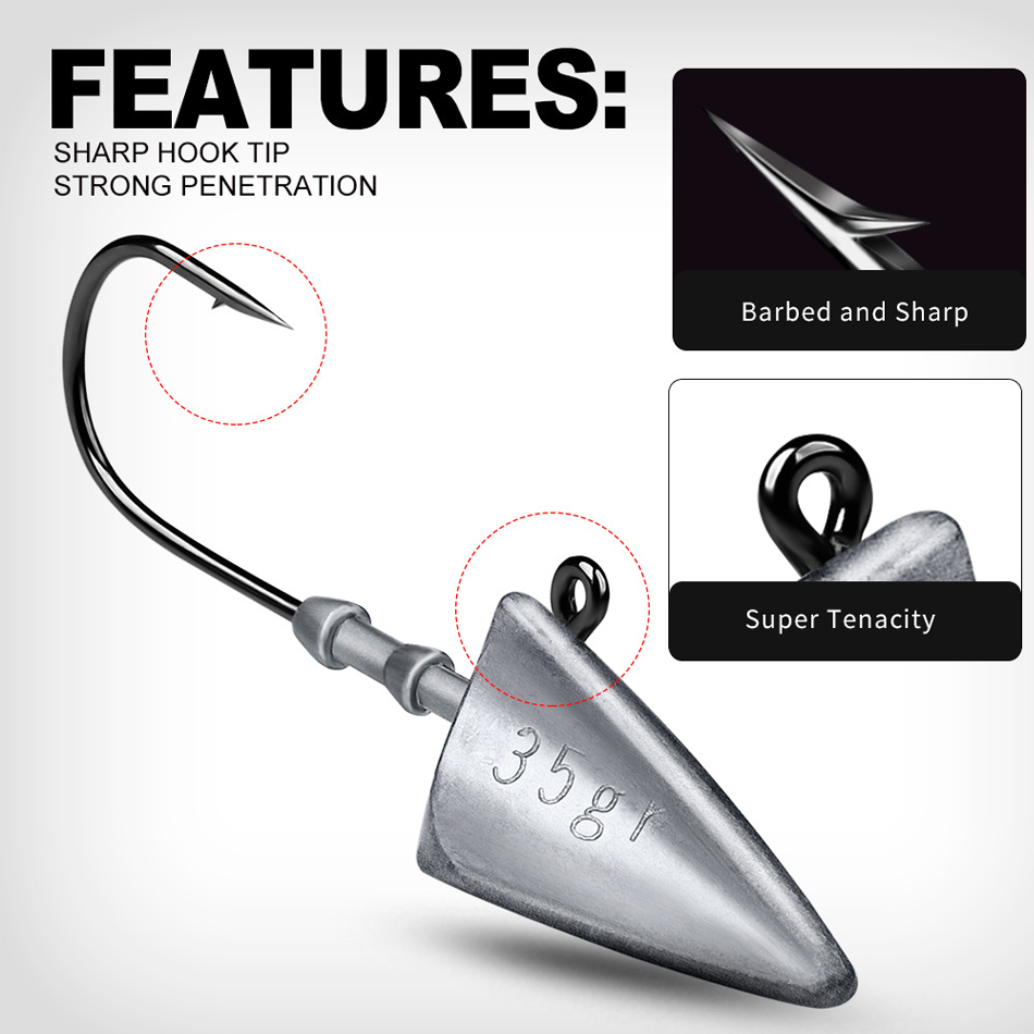 Крючки WODJYJ с треугольной го – обзор и цена Fishing Hook Offset