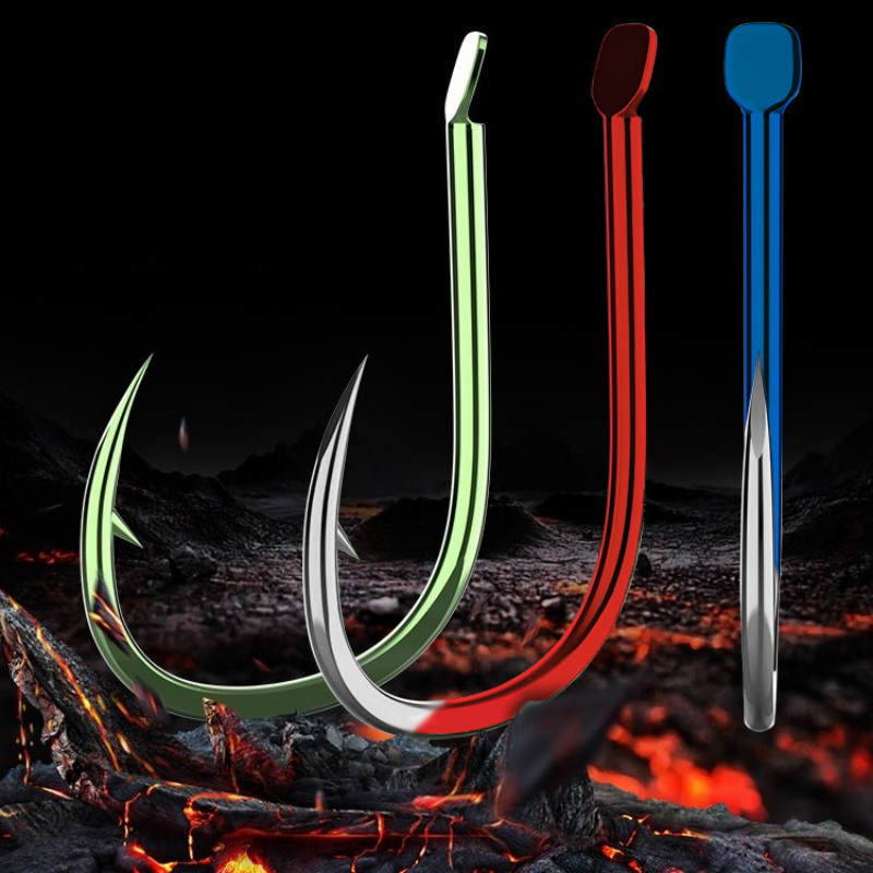 50 шт. плоские рыболовные крюч – обзор и цена Fishing Hook Assortment