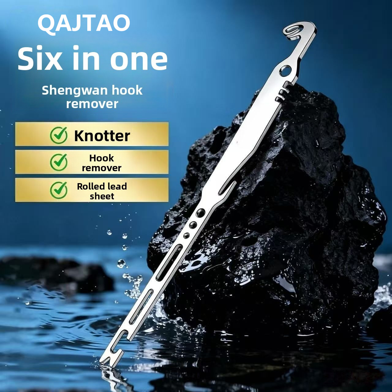 QAJTAO, набор из 4 предметов:  – обзор и цена Fishing Hook Sharpener